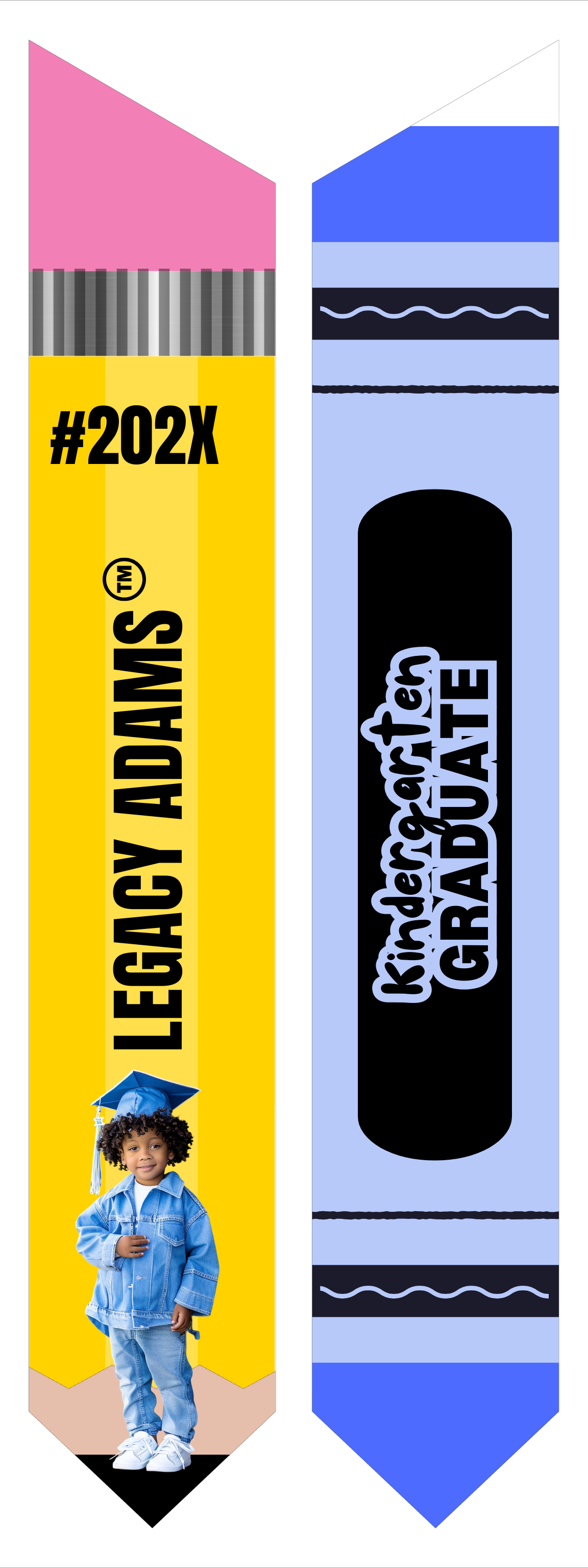 Custom Children's Graduation Stole – Celebrate Their Big Achievement in Style!