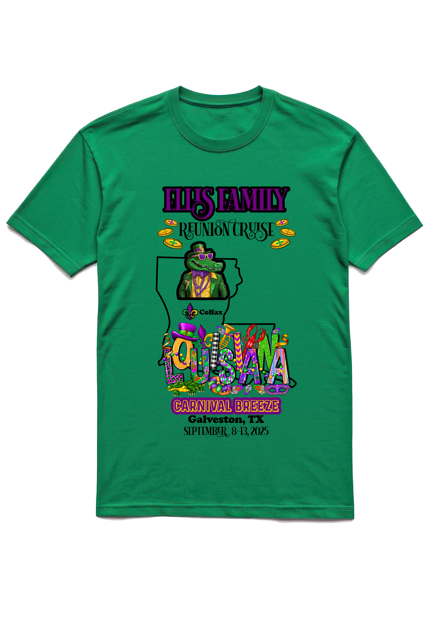 Ellis Family Reunion Cruise T-Shirt – 2025 Edition