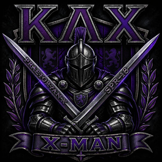 Praetorian X “X‑MAN” SPR‑18 Knight Crest TShirt