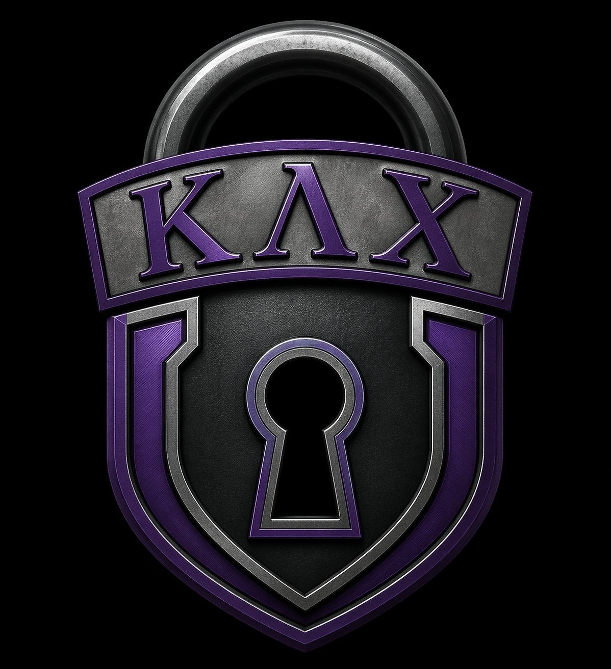 Greek Lock Emblem T‑Shirt
